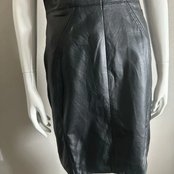 Aqua 100% leather woman’s dress - Picture 5 of 11